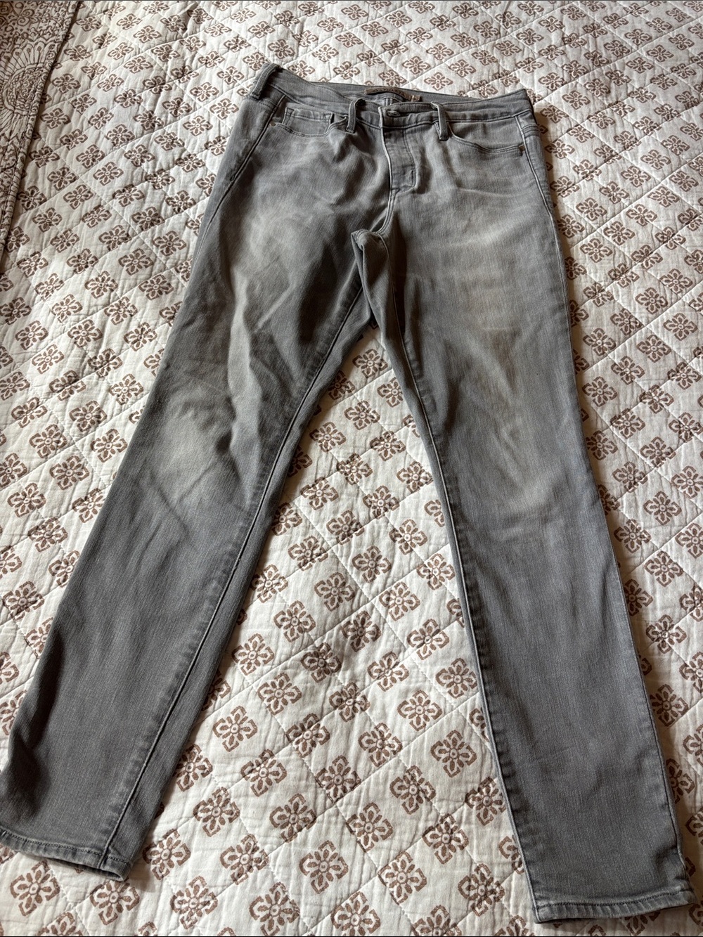 Athleta Women's Skinny Pants in Light Gray